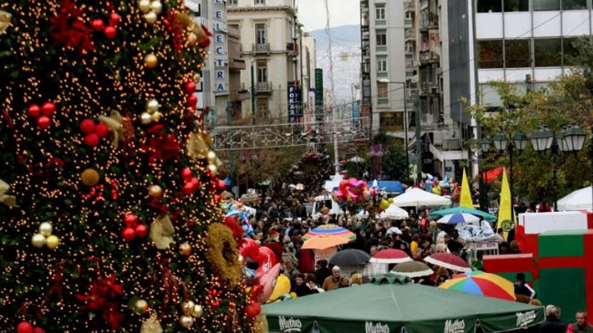 Εορταστικό ωράριο από 13 Δεκεμβρίου: Δείτε τις ώρες λειτουργίας των καταστημάτων