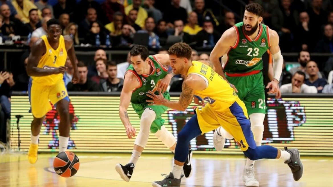 Euroleague: Μακάμπι - Μπασκόνια 79-81