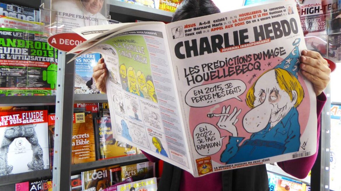 Τρία χρόνια από το μακελειό στο Charlie Hebdo - Το επετειακό σκίτσο του περιοδικού