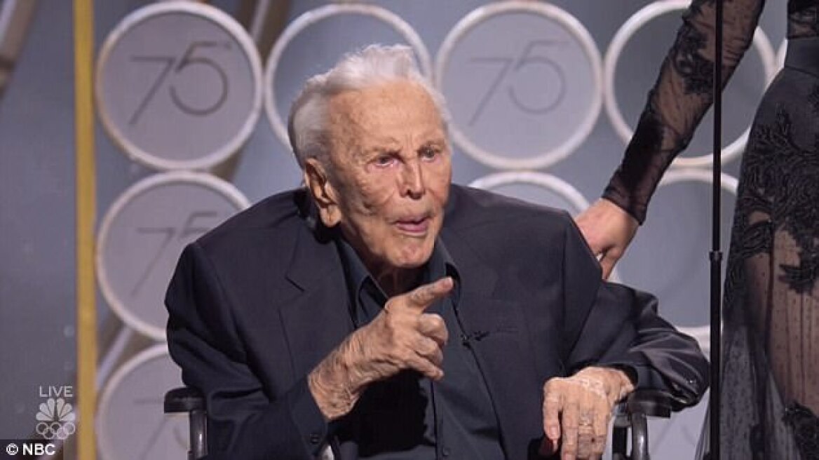 Kirk Douglas: Αποθέωση στις Χρυσές Σφαίρες για τον υπεραιωνόβιο ηθοποιό