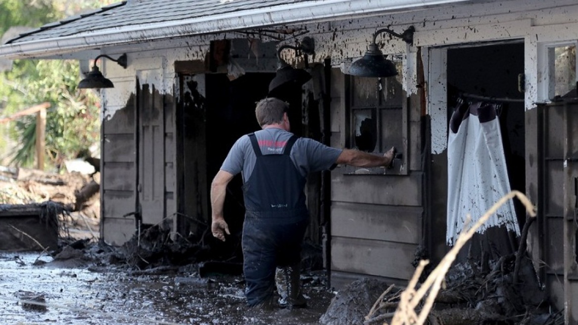 ΗΠΑ: Στους 19 οι νεκροί από την κατολίσθηση λάσπης στην Καλιφόρνια