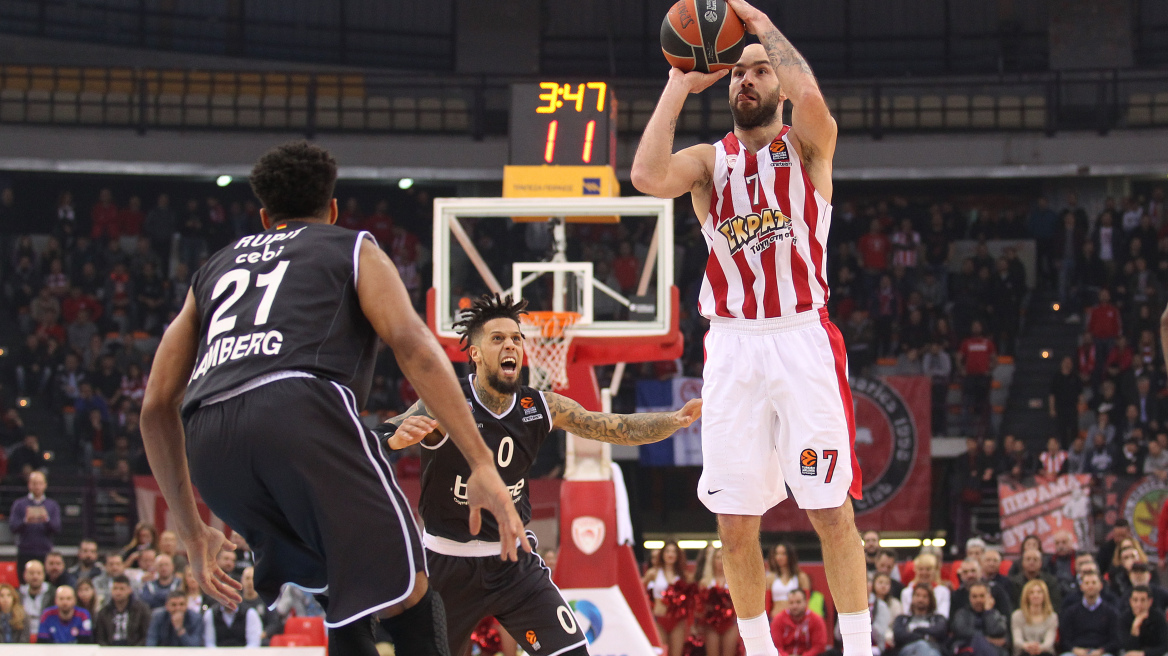 Ολυμπιακός-Μπάμπεργκ 87-79: Νίκησε και είναι αγκαλιά με το πλεονέκτημα