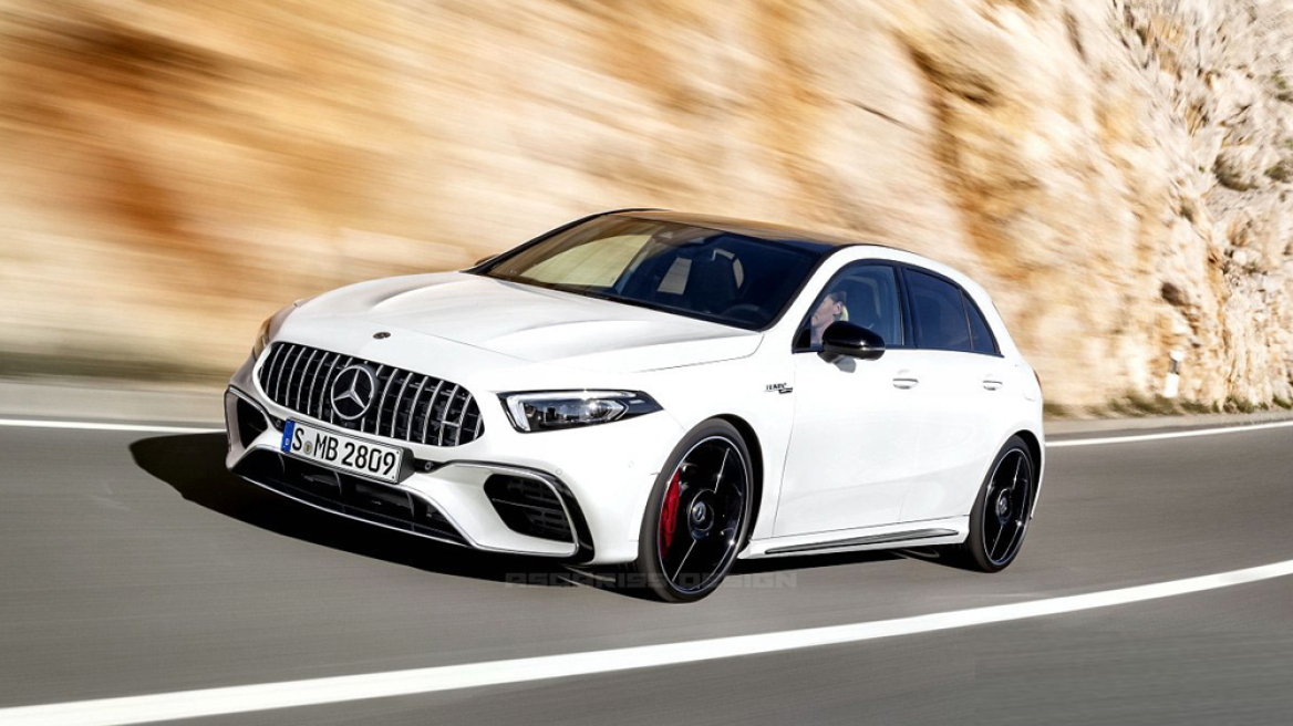 H Mercedes-AMG A45 θα ξεπεράσει τα 400 άλογα 