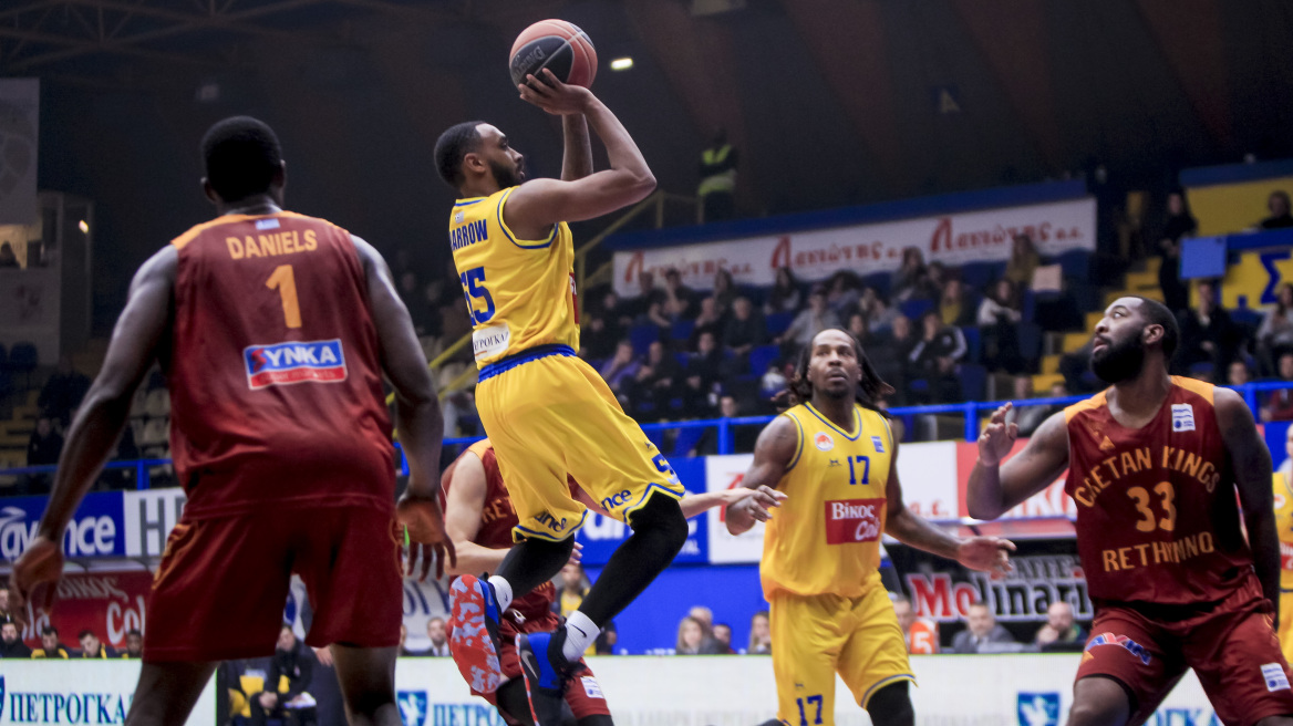 Basket League, Περιστέρι-Ρέθυμνο 80-64: Κονσέρτο για… πολυβόλα από το Περιστέρι!