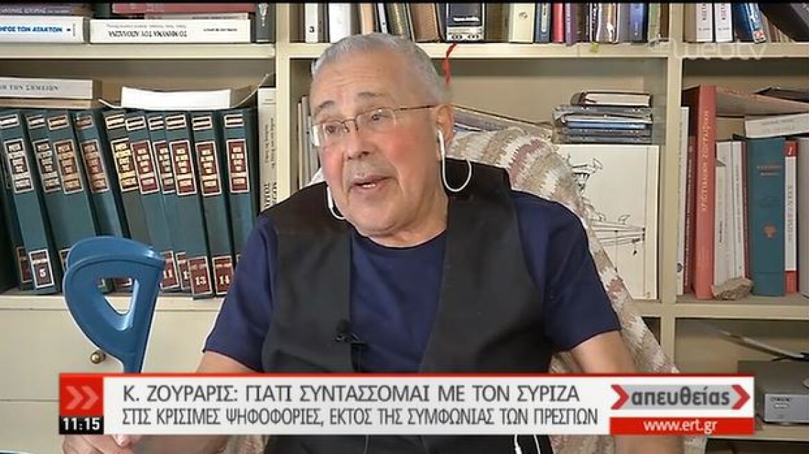 Ζουράρις: «Αν διαλυθεί η ΚΟ των ΑΝΕΛ, θα είμαι βουλευτής ελευθέρας βοσκής»