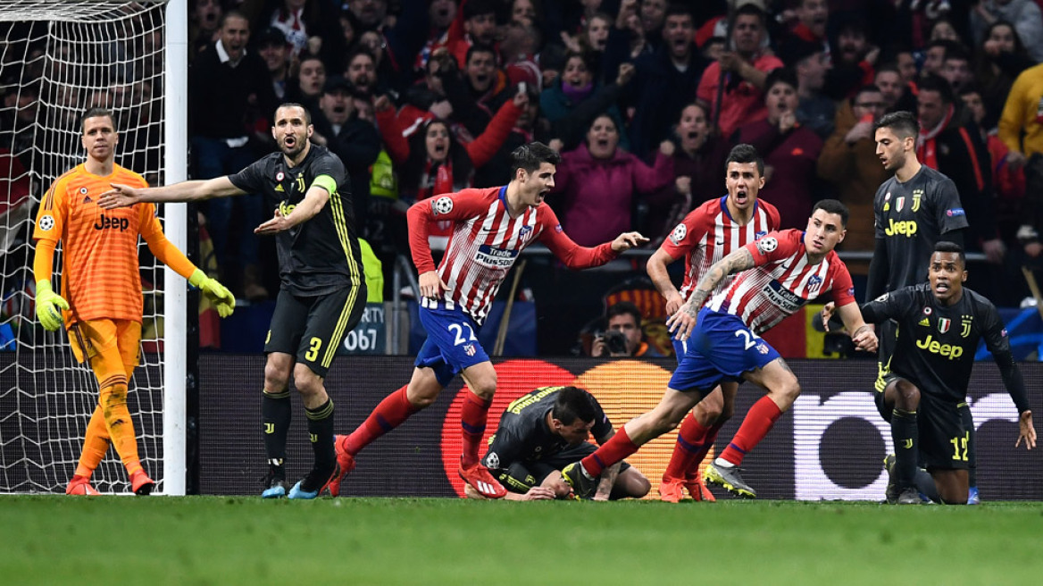 Champions League, Ατλέτικο Μαδρίτης-Γιουβέντους 2-0: Ξύλο, μάχη και... σούπερ Ατλέτικο!