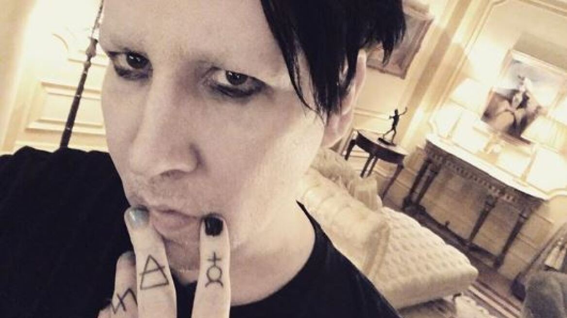 H ινκόγκνιτο επίσκεψη του Marilyn Manson στην Ελλάδα