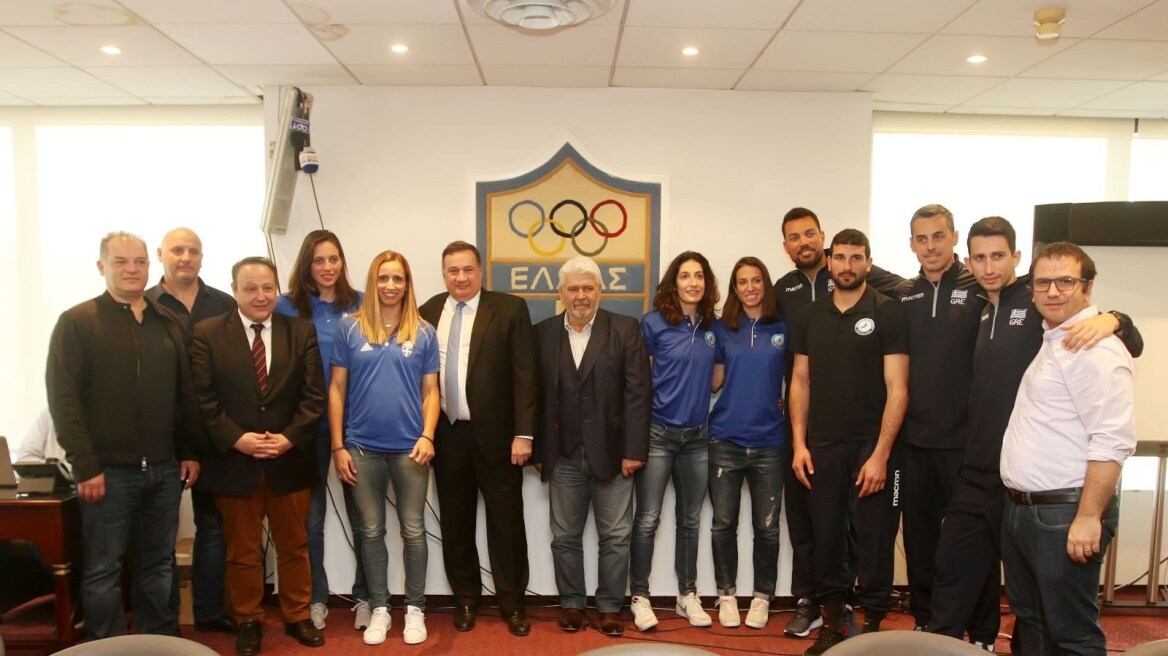 Η παρουσίαση των Εθνικών ομάδων beach volley γυναικών