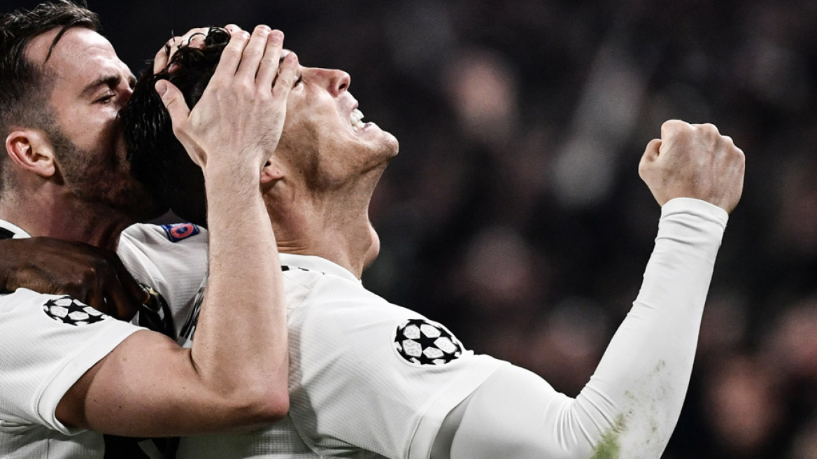 Champions League, Γιουβέντους-Ατλέτικο Μαδρίτης 3-0: Ο Ρονάλντο έστειλε την Γιουβέντους στους «8»!