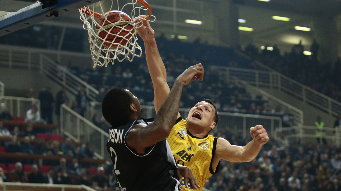 Basketball Champions League , ΑΕΚ-ΠΑΟΚ 62-63: Ζορίστηκε, αλλά προκρίθηκε!