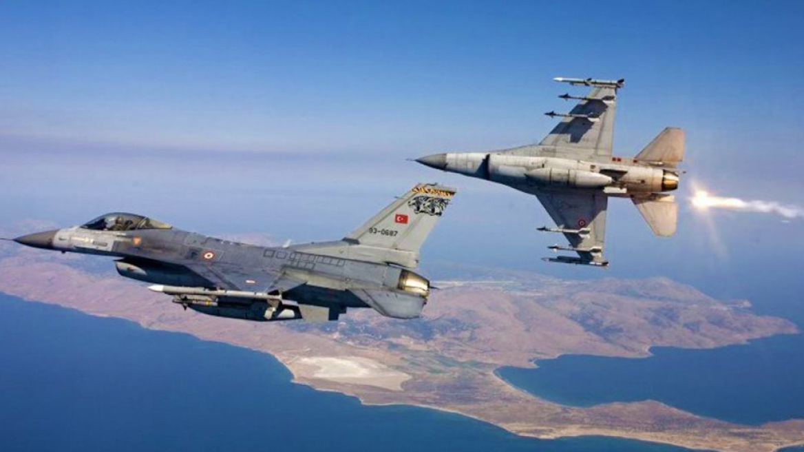 Υπέρπτηση τουρκικών F-16 στο Καστελόριζο