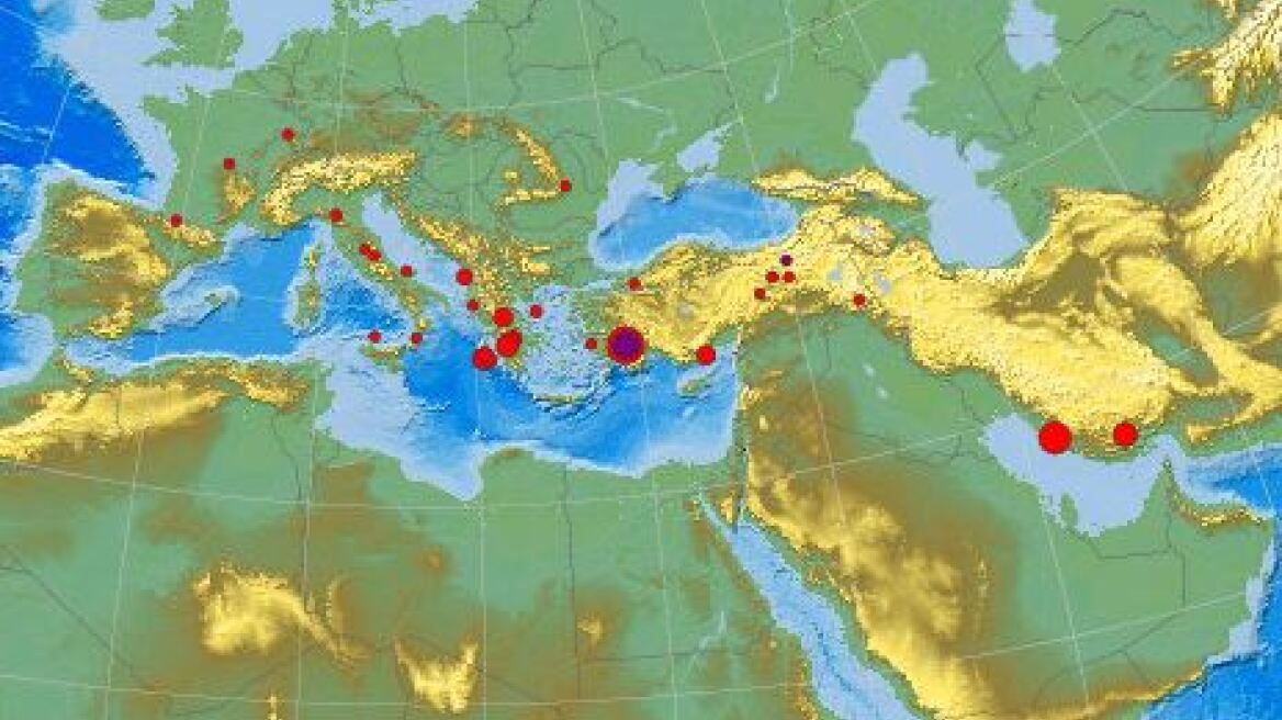 Σεισμός 4,9 Ρίχτερ στην Τουρκία - Ταρακούνησε και τη Ρόδο