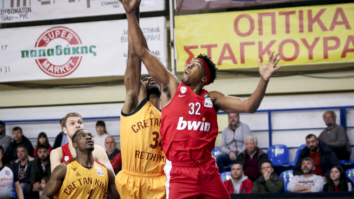 Basket League, Ρέθυμνο-Ολυμπιακός 58-92: Ερυθρόλευκο ξέσπασμα