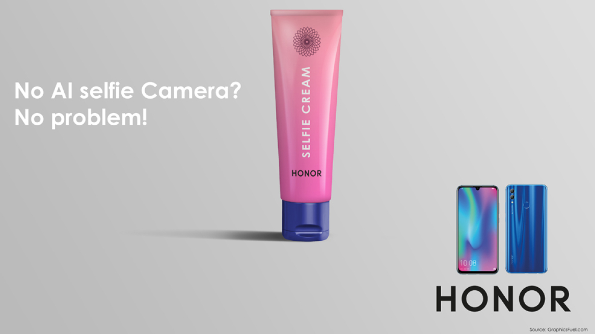 Η HONOR λανσάρει την πρώτη κρέμα προσώπου Selfie Cream!