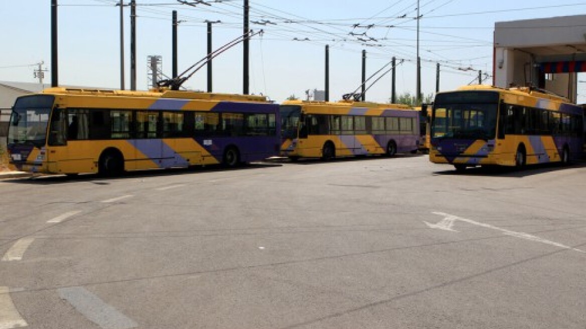 Χωρίς τρόλεϊ η Αθήνα από τις 10:30 το πρωί