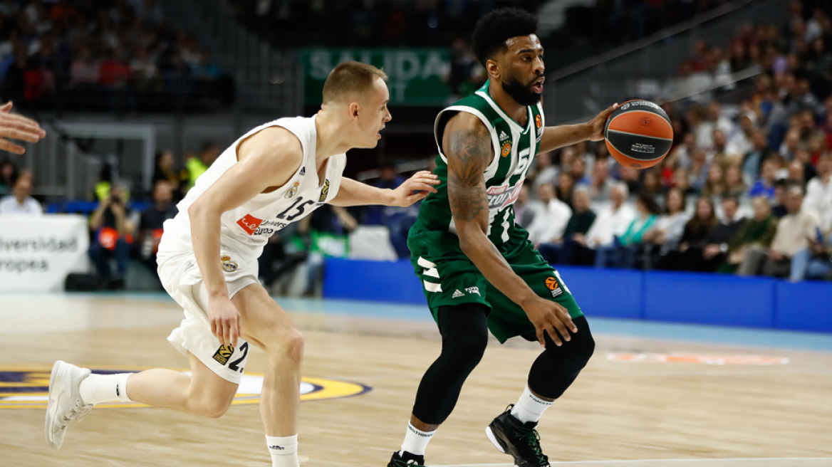 Euroleague: Ρεάλ Μαδρίτης-Παναθηναϊκός 75-72: Έχασε μεγάλη ευκαιρία