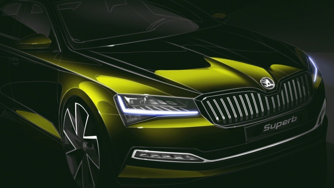 Νέα τεχνολογία στα φώτα για το Skoda Superb