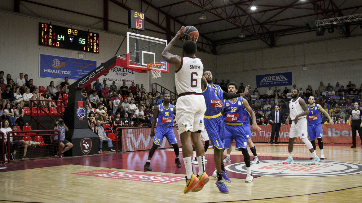 Basket League, Ήφαιστος-Περιστέρι 77-71: Με όργια Σμιθ η σειρά θα κριθεί σε τρίτο ματς