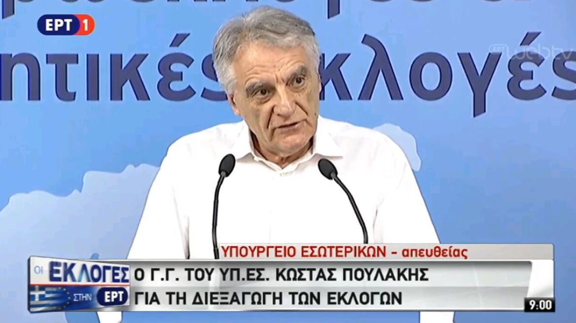 Πουλάκης: Δύο ώρες μετά την έναρξη των εκλογών, όλα βαίνουν κανονικά