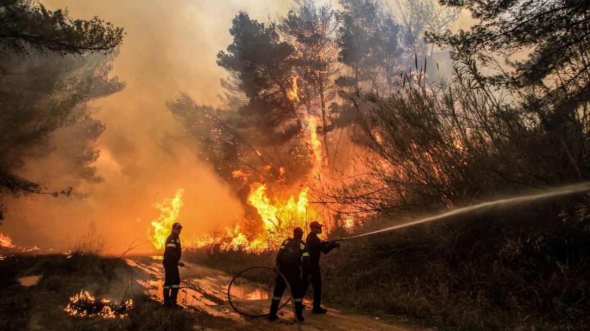 Φωτιά καίει δάσος στην Δυτική Αχαΐα