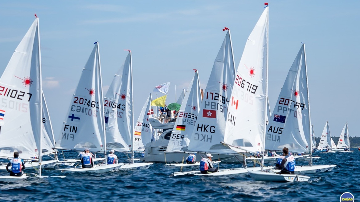 375 ιστιοπλόοι από 33 χώρες στο Ευρωπαϊκό Laser Radial του ΝΟ Καλαμακίου