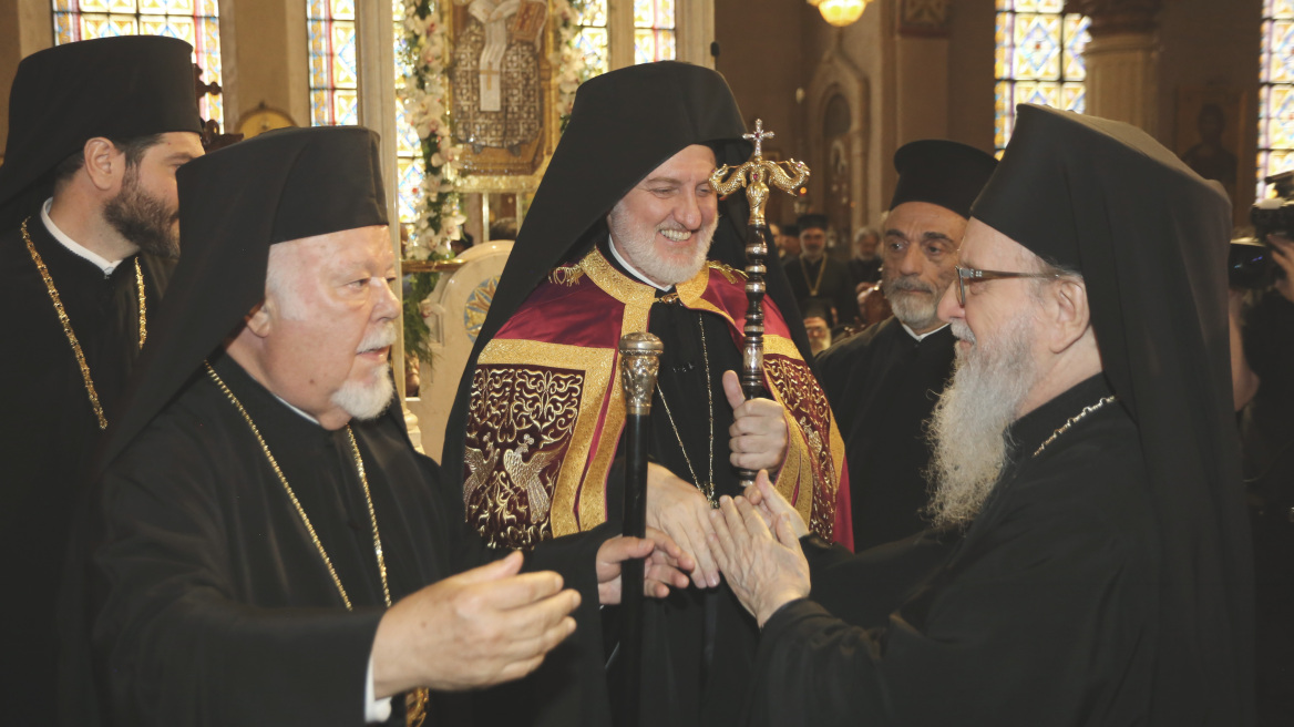 Στον Καθεδρικό Ναό της Αγίας Τριάδας στη Ν.Υόρκη η πρώτη λειτουργία του Αρχιεπισκόπου Ελπιδοφόρου