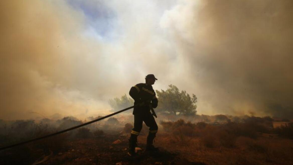 Θεσσαλονίκη: 150 στρέμματα κάηκαν από φωτιά στη ΒΙ.ΠΕ. Σίνδου