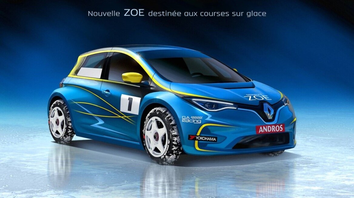 Ένα Renault Zoe «on ice»