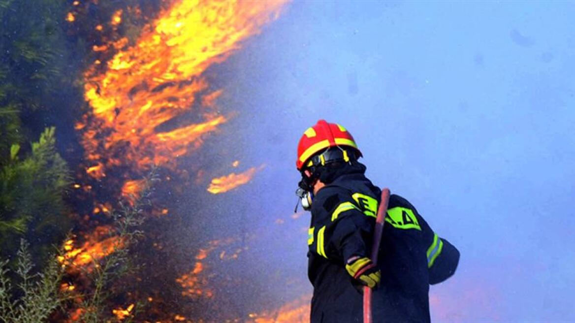 Πολύ υψηλός ο κίνδυνος πυρκαγιάς σήμερα σε Εύβοια και Αττική