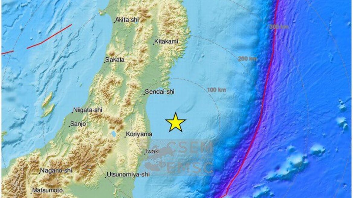 Σεισμός 6,2 Ρίχτερ στη Φουκουσίμα - Δεν εκδόθηκε προειδοποίηση για τσουνάμι 
