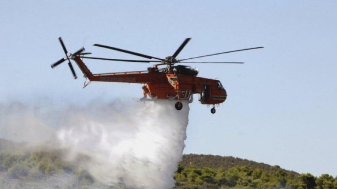 Υπό μερικό έλεγχο η φωτιά στην Εύβοια