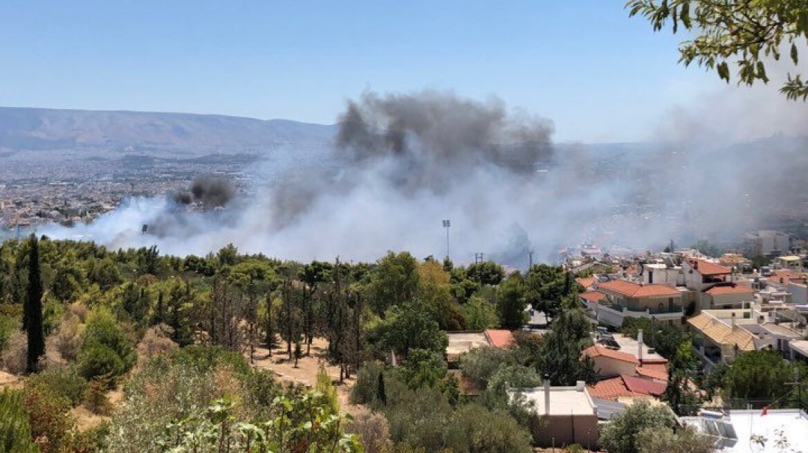 Υπό έλεγχο η φωτιά στη δασική έκταση στο Δάσος Χαϊδαρίου