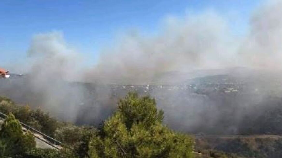 Φωτιά κοντά στην αρχαία Νικόπολη Πρέβεζας