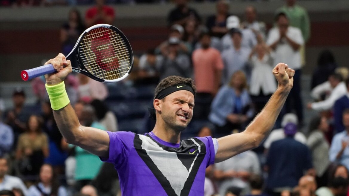 US Open: Ο Ντιμιτρόφ απέκλεισε με ανατροπή τον Φέντερερ