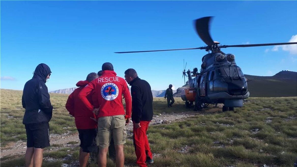 Όλυμπος: Με κρανιοεγκεφαλικές κακώσεις ανασύρθηκε ο ανήλικος ορειβάτης