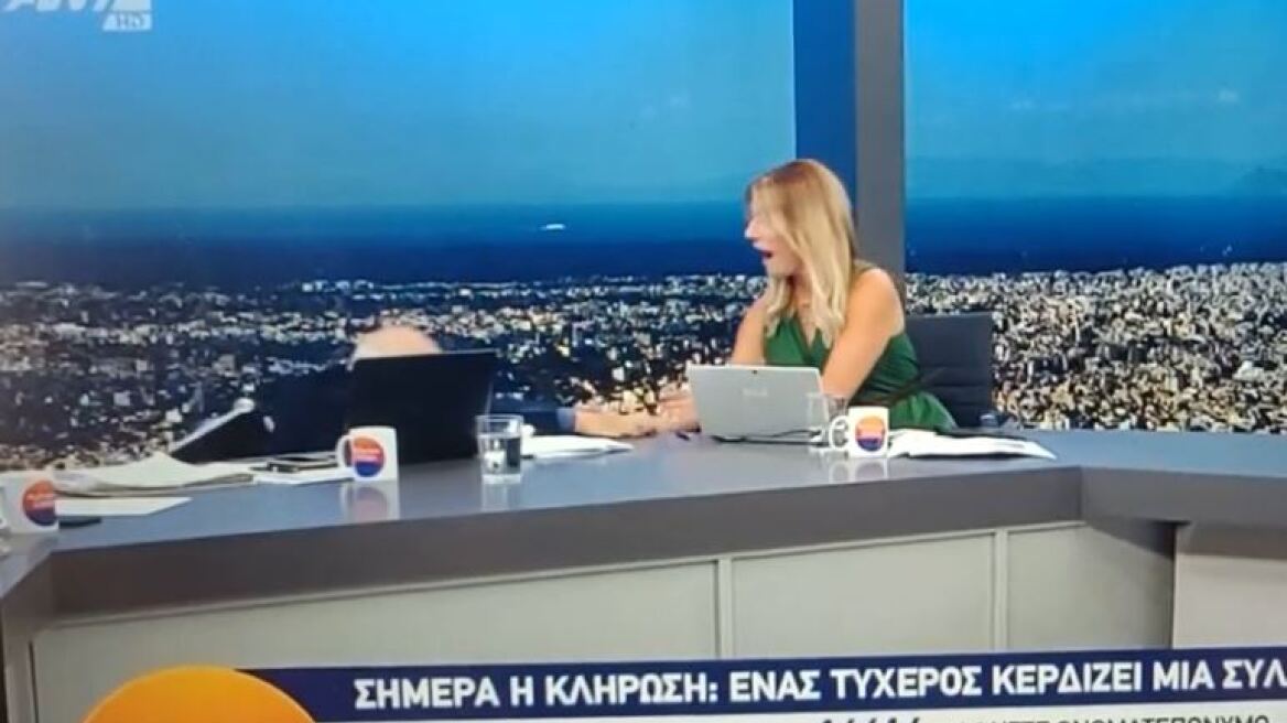 Ο Γιώργος Παπαδάκης έπεσε από την καρέκλα του on air