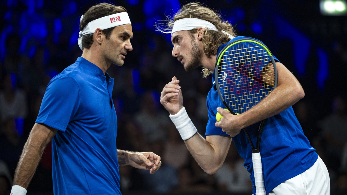 Laver Cup: Ήττα για Τσιτσιπά-Φέντερερ στο διπλό