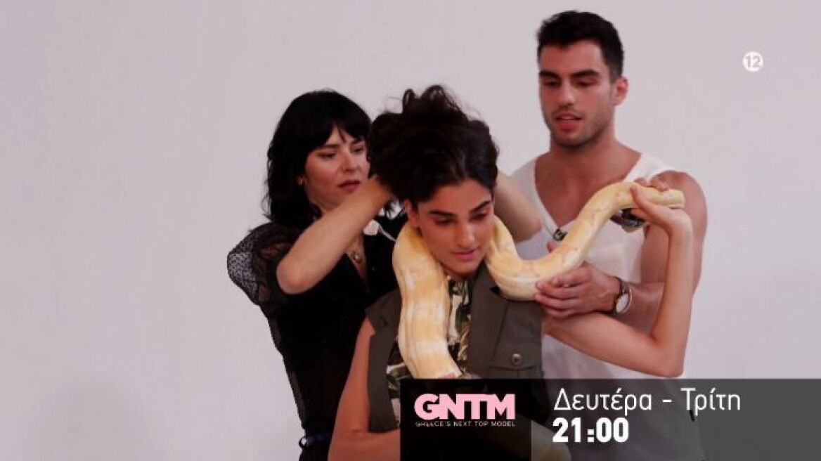 GNTM: Η διαγωνιζόμενη που τρόμαξε από τα φίδια και αποχώρησε