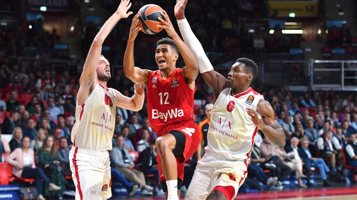 Euroleague, Μπάγερν - Αρμάνι 78-64: Επιβλητικοί στην πρεμιέρα οι Γερμανοί