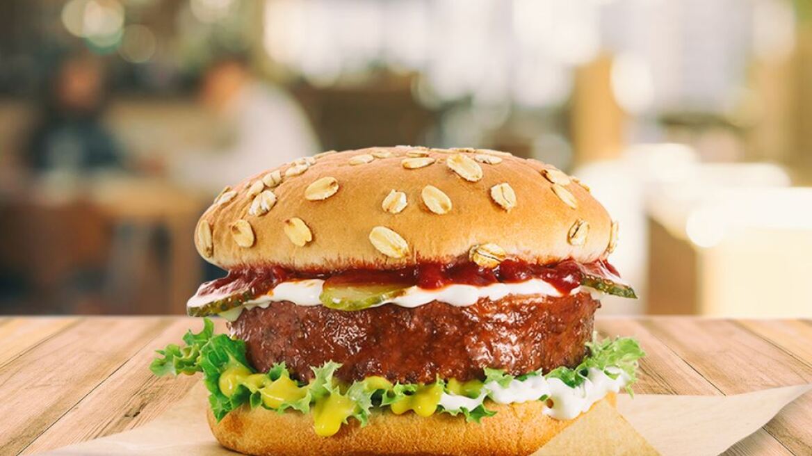 Τώρα έχεις επιλογή. Μeat free burger, 100% vegan, σκέτη απόλαυση!