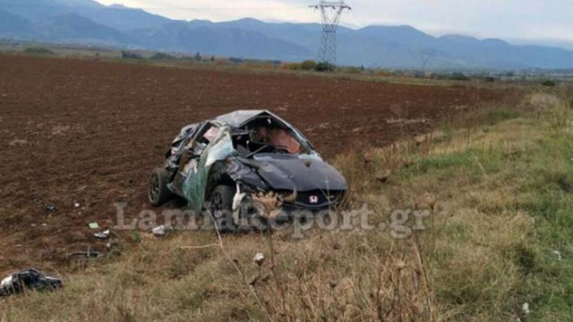 Φθιώτιδα: Σοβαρό τροχαίο με ανατροπή αυτοκινήτου – Στο χειρουργείο ο οδηγός του ΙΧ