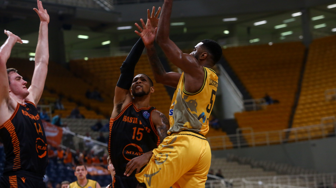 Basketball Champions League, ΑΕΚ - Ράστα Βέχτα 75-79: Απότομη προσγείωση