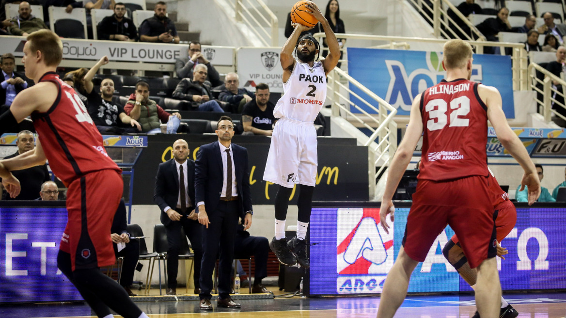 Basketball Champions League, ΠΑΟΚ - Σαραγόσα 93-78: Πήρε φόρα με Σμιθ