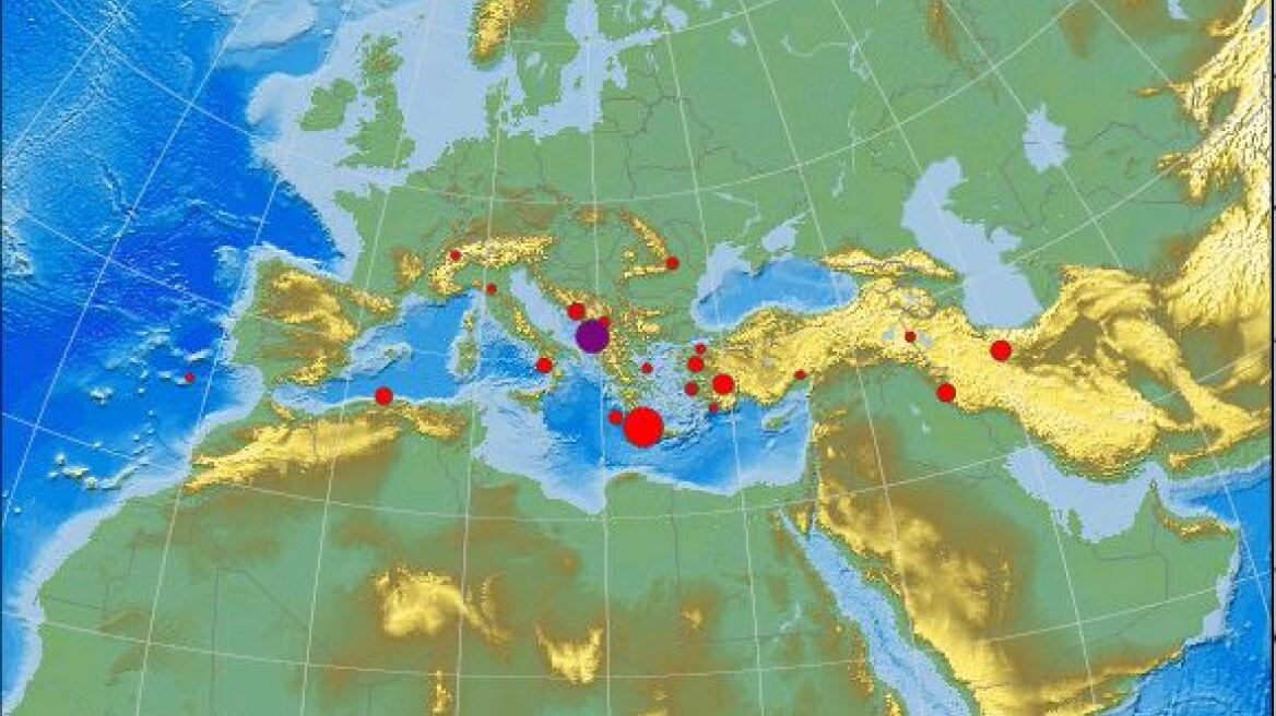 Σεισμός 5,3 Ρίχτερ στην Αδριατική θάλασσα