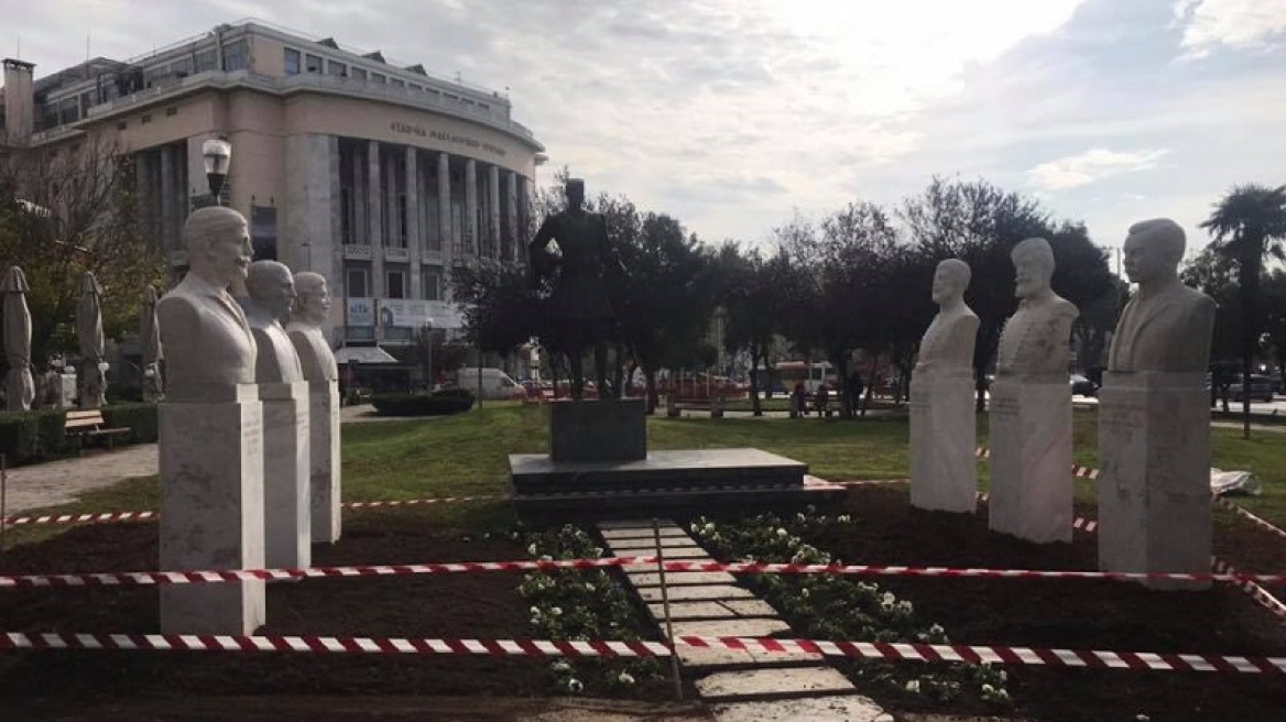 Θεσσαλονίκη: Τοποθετήθηκαν οι έξι προτομές των Μακεδονομάχων