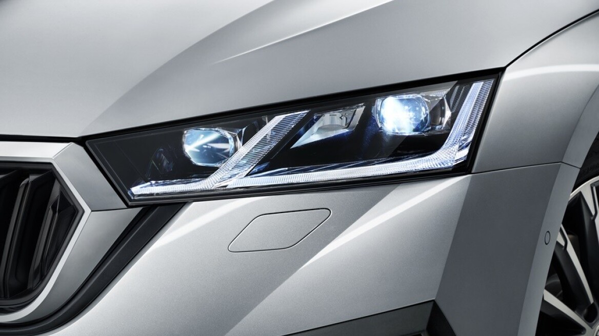 Skoda με full LED Matrix φώτα