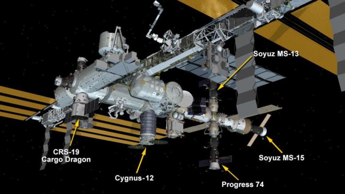 Συνωστισμός στον Διεθνή Διαστημικό Σταθμό: Πέντε σκάφη «παρκαρισμένα» στο εξωτερικό του