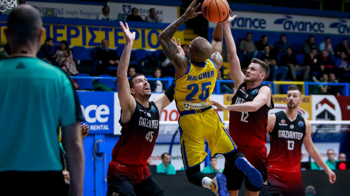 Basketball Champions League, Περιστέρι - Γκαζιαντέπ 87-79: Έκανε τα εύκολα... δύσκολα, αλλά νίκησε