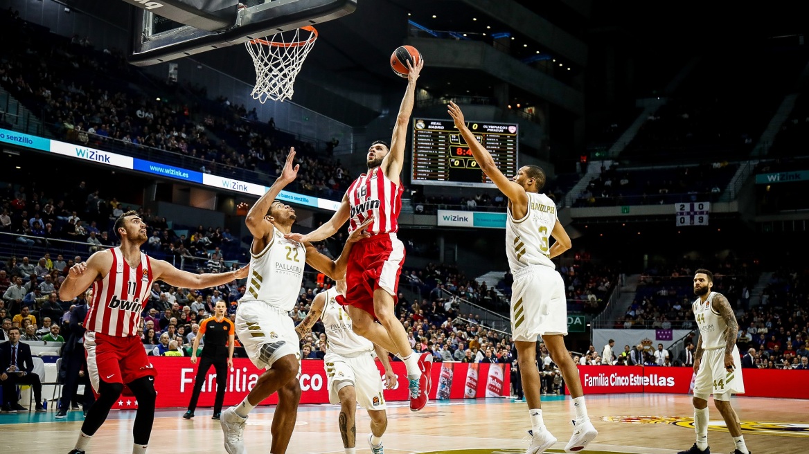 Euroleague, Ρεάλ-Ολυμπιακός 93-77: Υποκλίθηκε στη «βασίλισσα»