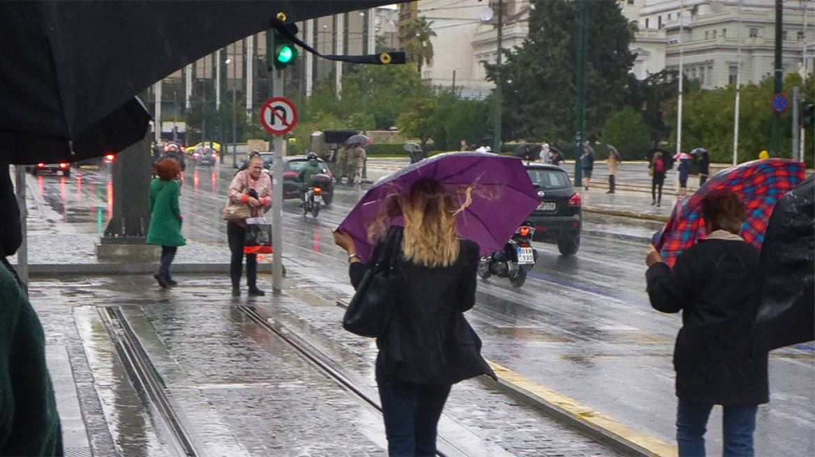 Καιρός: Ο «Ετεοκλής» φέρνει καταιγίδες, χαλάζι και 9 μποφόρ